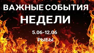 ⛎РЫБЫ ⛎Pisces. Таро прогноз на неделю (6.06-12.06). Онлайн таро гадание на важные события.