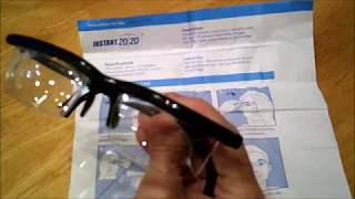 Instant 20/20 Vision Glasses - Adjustable Focus Lenses