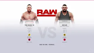 WWE 2K19 Online Mode Rezar vs The Rock 01