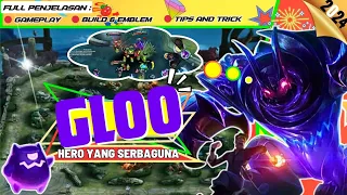 PENJELASAN LENGKAP❗cara main gloo mobile legend 2024 || build emblem gloo terbaru