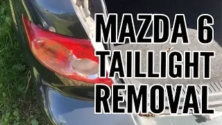 Mazda 6 How to Remove/Replace Taillight