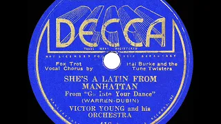 1935 HITS ARCHIVE: She’s A Latin From Manhattan - Victor Young (Hal Burke & Tune Twisters, vocal)