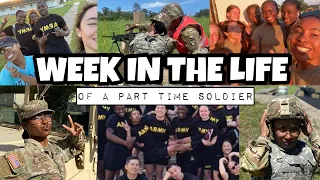 WEEK IN THE LIFE OF A PART TIME SOLDIER (annual training army national guard)