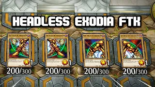 DID YOU KNOW YOU CAN EXODIA FTK WITHOUT THE HEAD IN YUGIOH MASTER DUEL