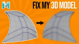 Fix My 3d Model #1 Maya Modeling Tutorial: Hard Surface Panel Lines