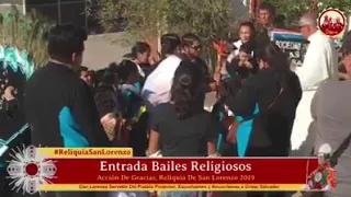 Entrada Sociedad Religiosa Tobas Por Ti San Lorenzo, Fiesta de la Reliquia de San Lorenzo 2019.