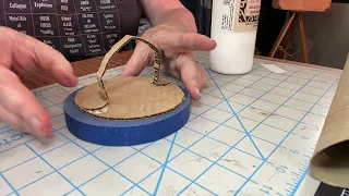 Creating a handle out of cardboard