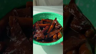 Jjajang Tteokbokki, Black Bean Ricecakes