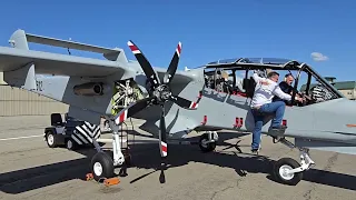 OV-10D+ 155418 5 Blade First Engine Runs