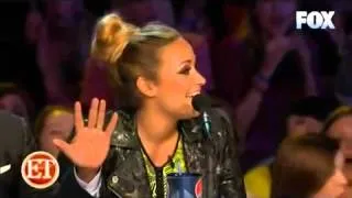 Demi Lovato gets owned by an X Factor candidate