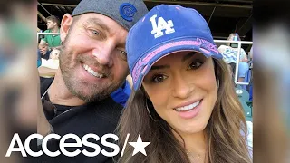 Brett Young & Pregnant Wife Taylor Mills Score A Total Home Run With Epic Gender Reveal | Access