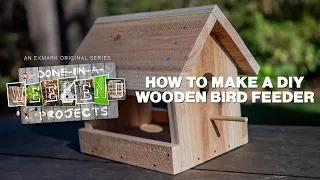 How to Make a DIY Wooden Bird Feeder | Done-In-A-Weekend Projects: For the Birds | YouTube