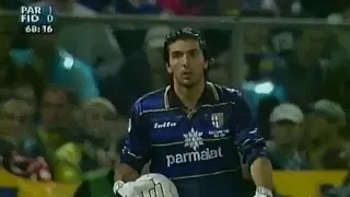 Gianluigi Buffon vs Fiorentina (Italian cup final - Buffon's first trophy) 1998/99