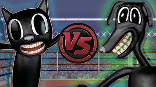 CARTOON CAT vs CARTOON DOG! (Cartoon Dog vs Cartoon Cat Song) | CARTOON RAP ATTACK