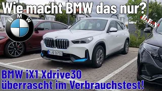 Wie macht BMW das nur? BMW iX1 xDrive30 überrascht im Verbrauchstest!