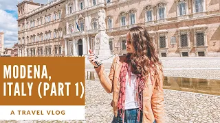 Modena, Italy TRAVEL VLOG P.1 // Italian breakfast, King Arthur and more