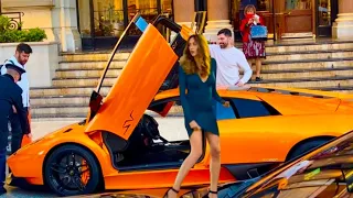 RICH LADIES MONACO 2024 vol.2 | RARE SUPERCARS BILLIONAIRE LUXURY LIFESTYLE Lamborghini, Ferrari