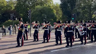 The Canadian Artillery March to Buckingham palace