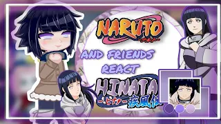 •Naruto and friends react to Hinata Hyuuga•🇧🇷/🇺🇸/🇪🇸|ship:Naruhina[🍥Naruto🍥]GC(Raikochō).