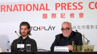 Martin Scorsese on casting Adam Driver, Issey Ogata in 'Silence' 20150504 'Silence' Press Conference