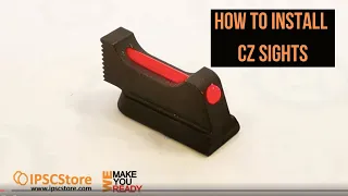 How to install CZ Sights to CZ Shadow 2.