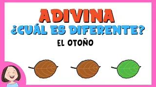 Adivina ¿cuál es diferente?: el otoño.