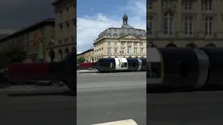  A tram of Bordeaux (literally) 😍 #shorts #travel #destination #fun #bordeaux #france