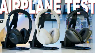 Sony 1000XM5 Vs Bose QC45 Vs Airpods Max Airplane ANC Test