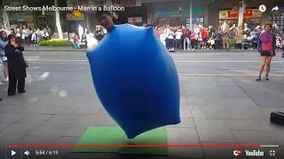 Street Shows Melbourne - Man in a Balloon