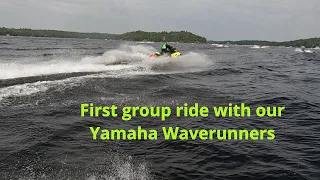 Lake Muskoka group Ride with Toronto Jetski group