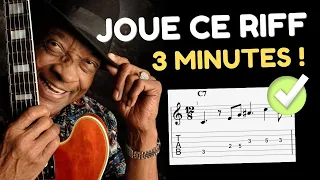 Riff Blues Acoustique ou Electrique + Plans Blues (cours guitare)