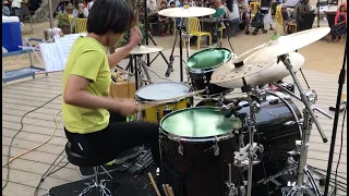 YOYOKA's Improvised Drum Solo / July 24, 2023 at San Pedro Square, California