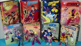 2007 DC LEGION OF SUPER HEROES SET OF 8 McDONALD'S HAPPY MEAL COLLECTION TOY'S VIDEO REVIEW