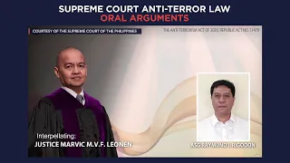 Supreme Court anti-terror law oral arguments |  Tuesday, May 11