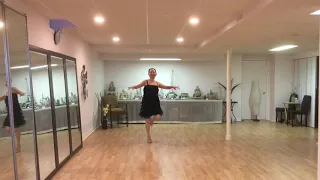 Bachata Bouke Line Dance (with teaching)