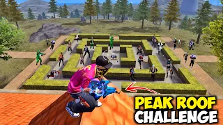 THE CHALLENGE OF CAMPING ON THE ROOF OF PEAK😱FREE FIRE PERFECTA paraSAMSUNG A3,A5, A6,A7,J2,J5,J7,