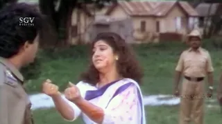 Malashree Act As Mad To Kill Minister | Sunil | Best Scenes of Kaliyuga Seethe Kannada Movie
