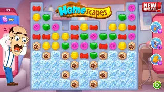 Homescapes - Level 174 Super Hard Level Gameplay Walkthrough - New Update