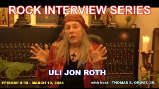 Uli Jon Roth - talks upcoming N American tour, new book, his time in Scorpions 1973-78 & more