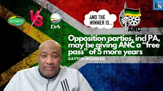 McKenzie: Opposition parties, incl PA, may be giving ANC a “free pass” of 5 more years