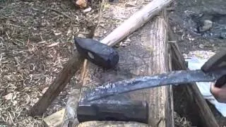 how to forge a blade for a Native American knife