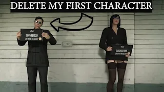 What will happen if you DELETE your FIRST character gta online.