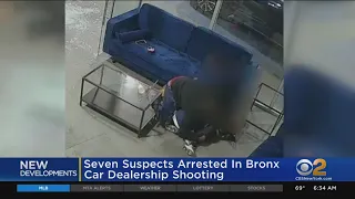 NYPD: 7 Gang Members Arrested In Bronx Car Dealership That Left Dad Injured As He Shielded His 3 Chi