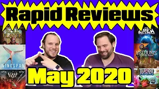 33 Reviews in 45 Minutes: Rapid Reviews May 2020