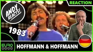 ANDY REACTS! Hoffmann & Hoffmann - 'Rücksicht' (Germany 1983) EUROVISION REACTION!