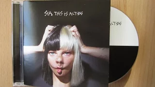 Sia - This Is Acting / unboxing cd /