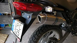 Keeway TX 125 fake akrapovic sound