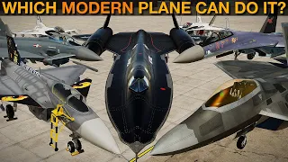 Which MODERN Aircraft Could Do A REALISTIC SR-71 Blackbird Intercept? (Vid 3 of 3) | DCS