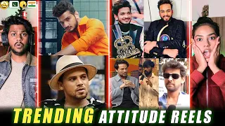 Reaction on Trending Reels 2024 🔥 | Munawar Faruqui bb 17 Attitude 😈😡