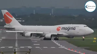 MAGMA AVIATION BOEING 747-400(F) Stunning EMPTY Departure 🛫 Birmingham Airport ( BHX )